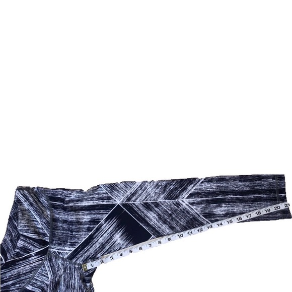 Lululemon Wunder Under Black White Crop Leggings - Picture 7 of 16